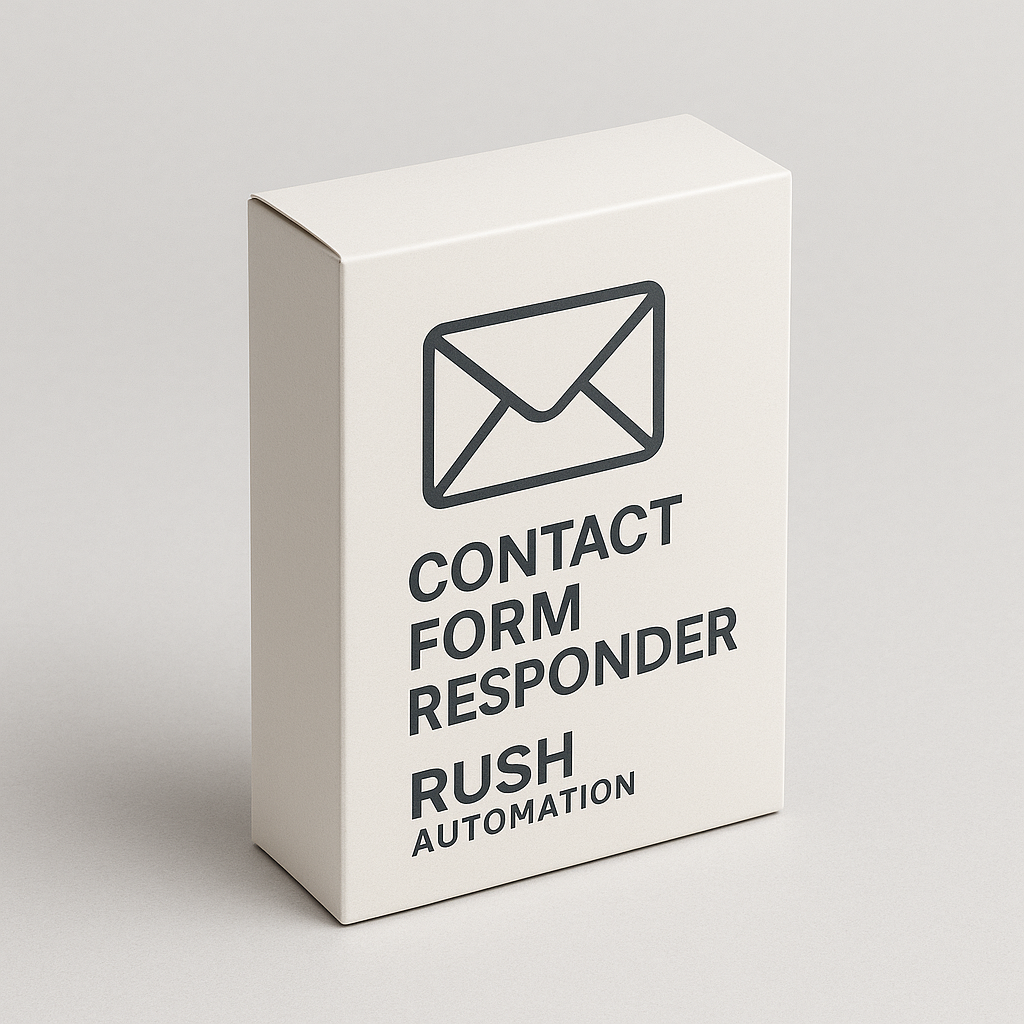 Contact Form Responder - RushAutomation